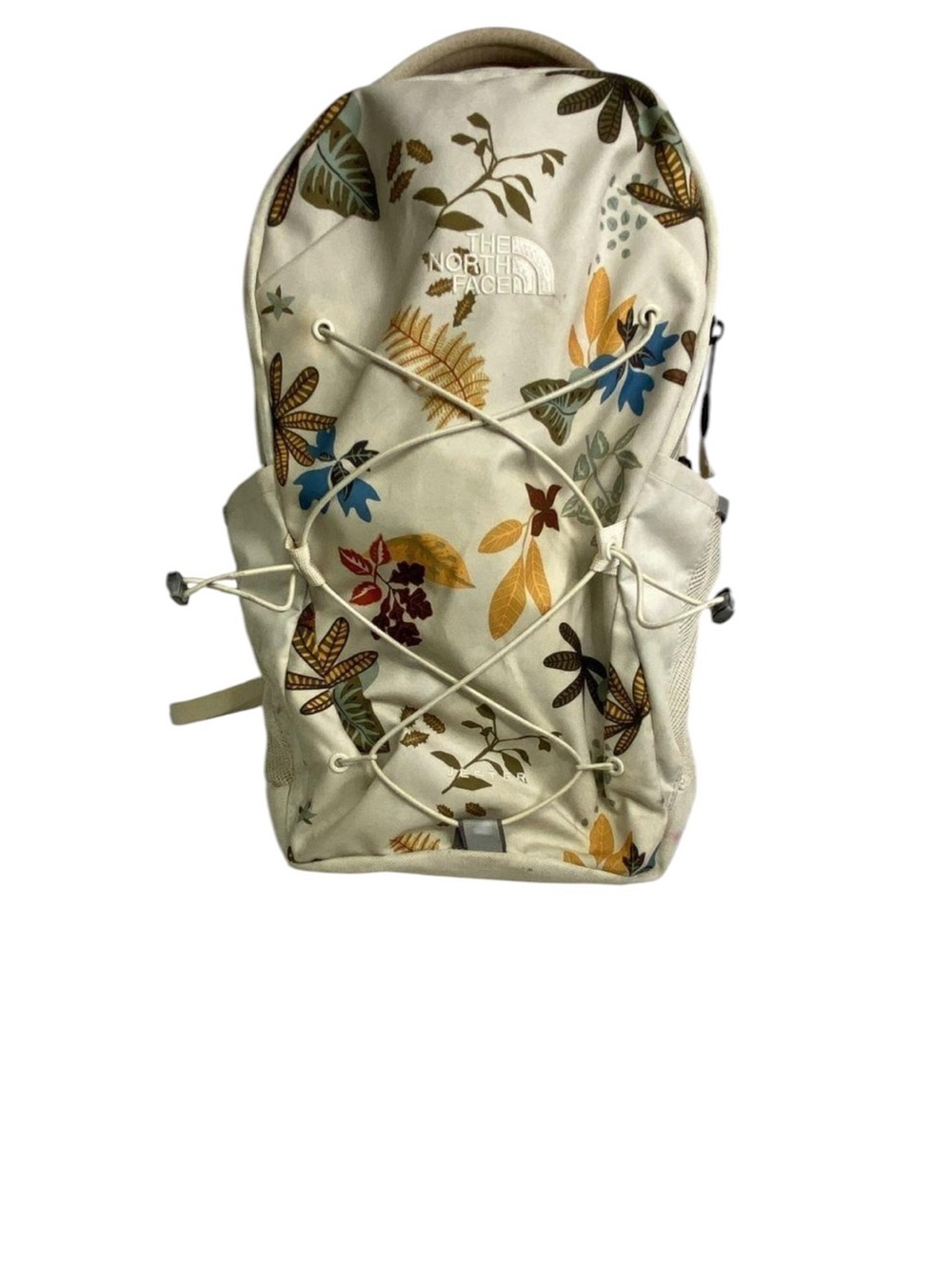 The North Face Women's Jester Backpack Gardenia White Floral Laptop Bookbag - Picture 4 of 9
